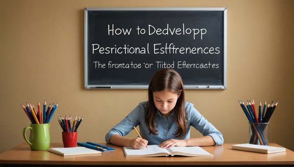Comment développer l'efficacité personnelle grâce à des stratégies éducatives